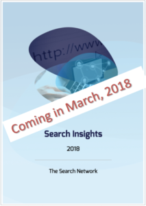 Search Insights 2018 - by The Search Network - Coming soon