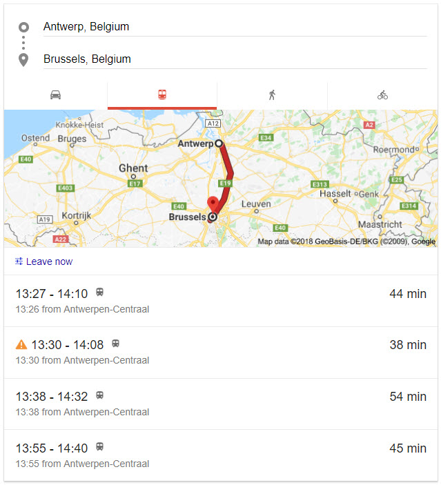 google-search-train-schedule