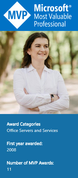 MVP Profile Agnes Molnar, 2018